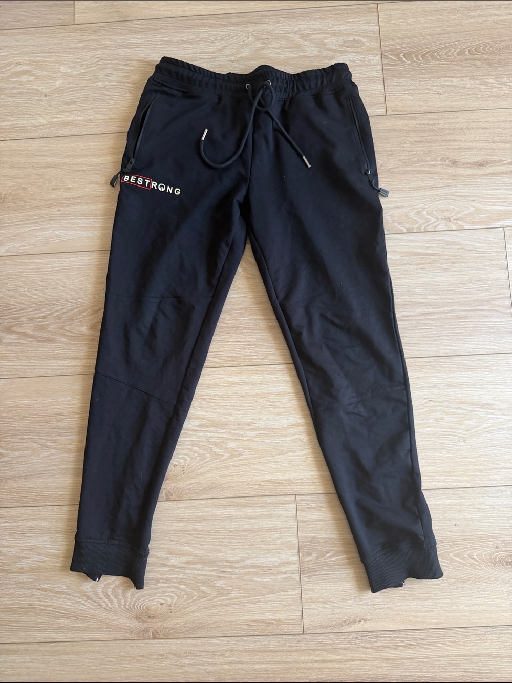 Bestrong Men's Black Jogger Sweatpants